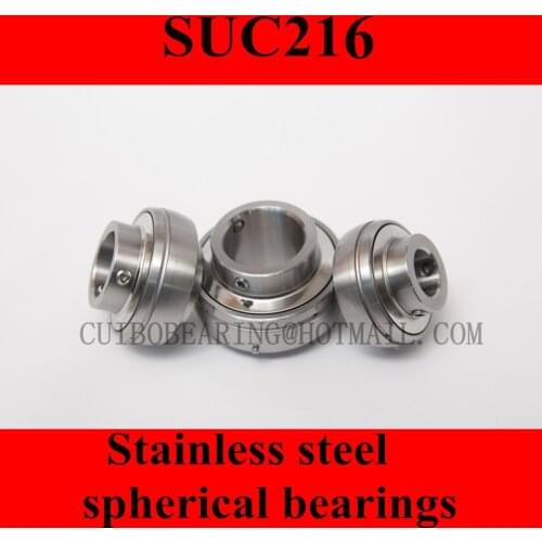 Stainless steel spherical bearings SUC216