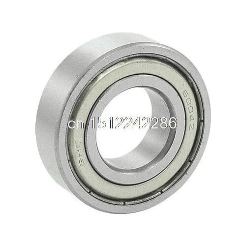 6004Z Metal Shields Ball Bearing 20mm ID 42mm OD 12mm Width for Motors
