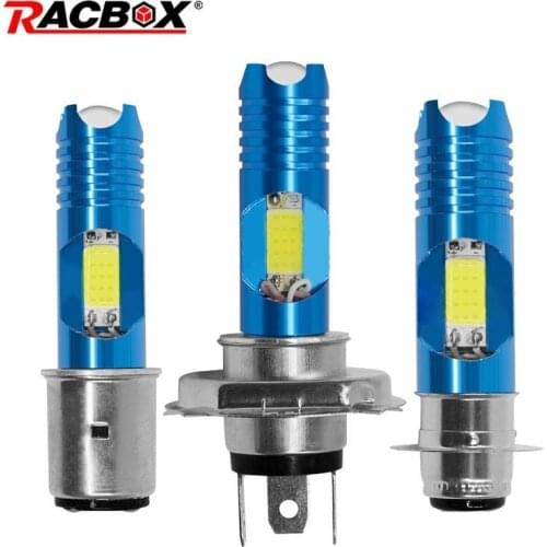 H4 BA20D H6 P15D Led Motorcycle Bulb Hi/Low Beam High Brightness Headlight Bulbs DRL White 6500K Car Truck ATV UTV Scooter