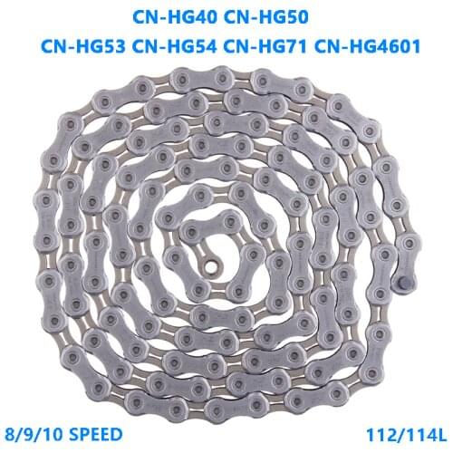 Bike Chain for SHIMANO chain CN-HG40 HG50 HG53 HG54 HG71 HG4601 Mountain Bicycle Chain 6/7/8/9/10 Speed 112/114 Link