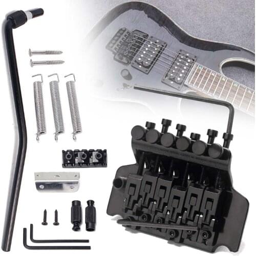 10PCS/Set Tremolo Bridge Double Locking System Pulled Set Electric Guitar Strings Bridge Guitar Parts For Floyd Rose Lic Ibanez