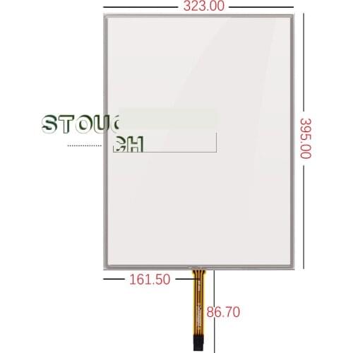 19'' inch resistive touch screen four-wire computer monitor queuing machine to take the number of med ical equipment 323*195