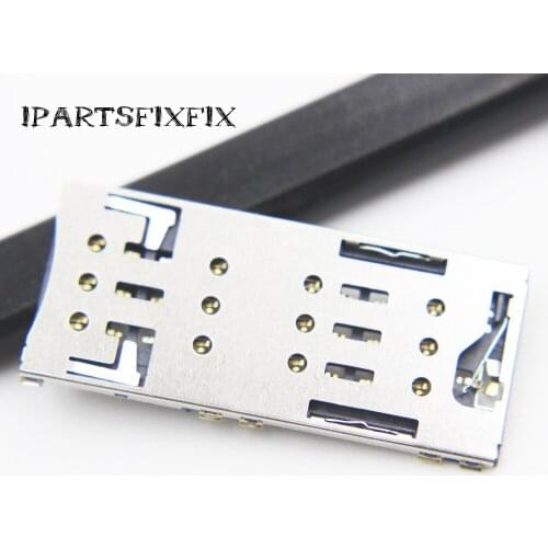 2pcs/lot For Sony C5 Ultra Dual E5533 E5563 Original Brand New Nano SIM Card Reader Nano SIM Card Socket SIM Card Slot