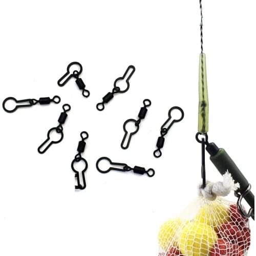 20Pcs Carp Fishing Accessories Micro PVA Mesh Bag Clip for Bait Boilies Bag Connector Clips Hanger Buckle for Carp Feeder Tackle