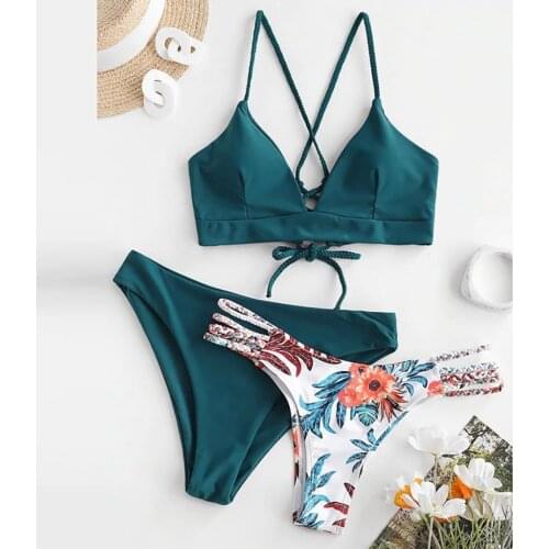 3 Pc Bikini 2020 Sexy Women Swimwear Brazilian Bikini Push Up Swimsuit Beachwear Bathing Suit Thong Biquini Bikini Set #t2g