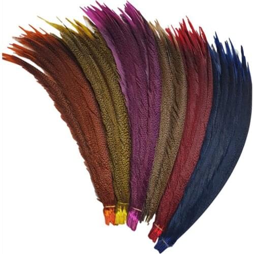 50Pcs/lot Pheasant Feathers for Crafts 60-65CM 24-26Inch stage wedding Decorations Lady Amherst Pheasant Tail Feathers Plumes