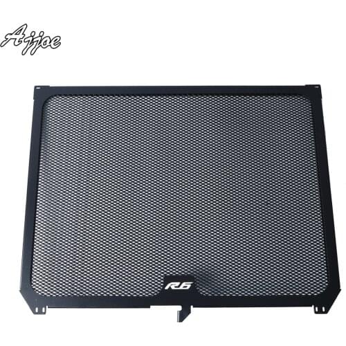 For Yamaha R6 2017 2018 2019 2020 YZF R6 YZF-R6 Motorcycle Aluminum Radiator Grill Grille Guard Cover Protector