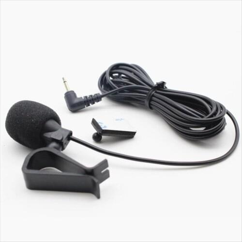200pcs Car Microphone External Mic Assembly for Car Vehicle Head Unit Bluetooth Enabled Stereo Radio GPS DVD