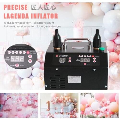 B322 5.0 Digital Timer and Counter Electric Balloon Inflator has Multifunction press-operated or pedal - ope can connect APP