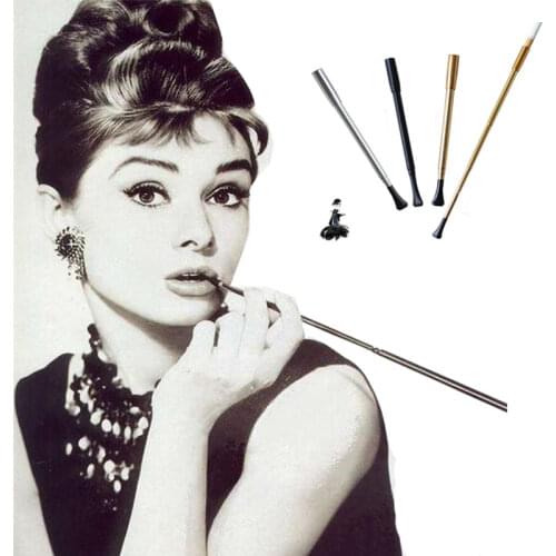 Hepburn Same Paragraph Cigarette Holder Retro Filter Smoking Pipes Telescopic Long Rod Photo Performance Prop Mouthpiece cigaret
