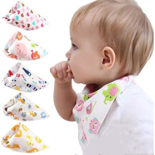 Baby Bibs Feeding Saliva Towel Triangle Bandana Cloths Newborn Scarf Waterproof Infant Kids Eating Accessory