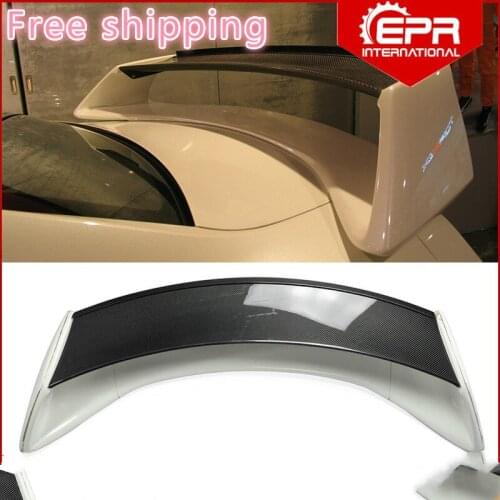 For R35 GTR Carbon Fiber Aumse Spoiler Trim Tuning Part (with Glass Fiber) R35 AM Trunk Wing Boot Lid Body Kit Accessories GT-R