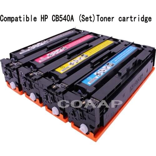 1set Compatible toner cartridge CB540A CB541A CB542A CB543A 125A for HP laserjet 1215 CP1215 CP1515n CP1518ni CM1312 printer