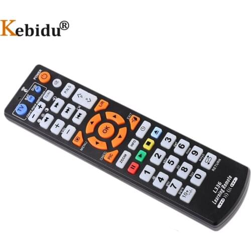 Kebidu For L336 IR Smart Remote Control Controller With Learn Function For TV CBL DVD SAT Universal TV Remote
