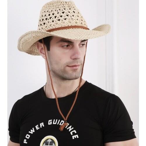 Western Cowboy Hat for Men Women summer hats fishing hat Outdoor Woven hat men fashion hats cap hat