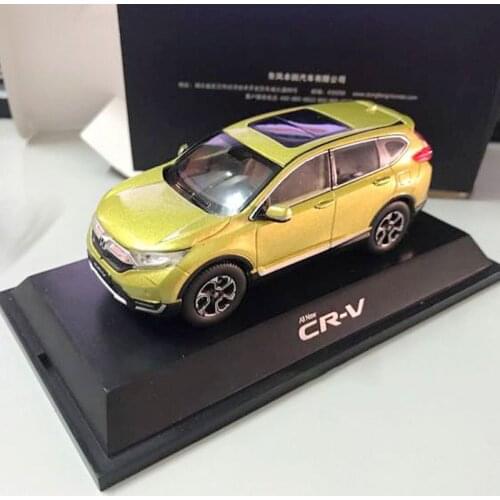 Diecast 1:43 Scale Honda CRV 2017 SUV Alloy Car Model for Static Decoration of Urban Off-road Vehicle Adult Collection