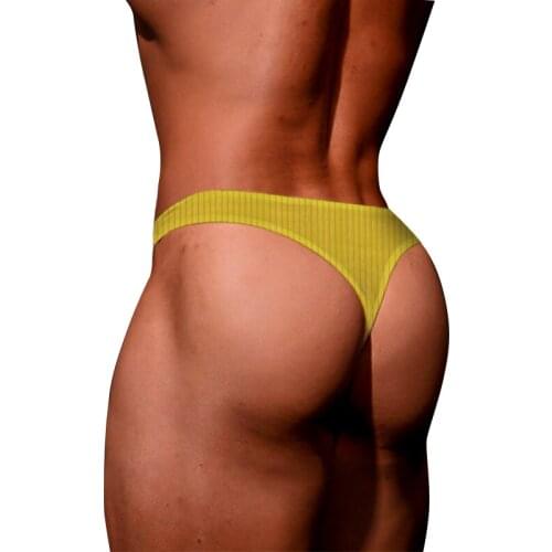 New Sexy Thongs For Men Underwear Bikini Cotton Gay Jockstrap Mens Panties Mens Thong T Back Underpants String Homme Cueca