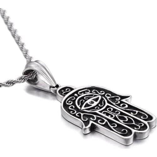 New fashion Korean version of titanium steel retro personality cross men men stainless steel pendant
