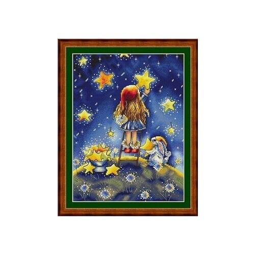 Cross Stitch Set Chinese Cross-stitch Kit Embroidery Needlework Craft Packages Cotton Fabric Floss New Designs Embroidery ZZ630