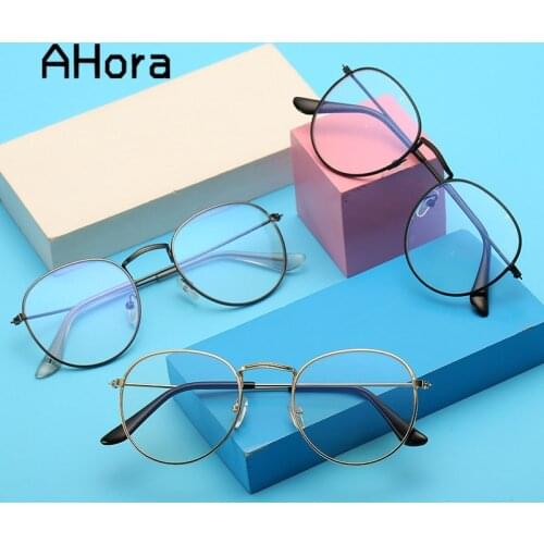 Ahora Retro Oval Reading Glasses Small Frame Alloy Prebyopia Spectacles Eyeglasses Reader Eyewear With Diopter+1.0to+4.0 Unisex