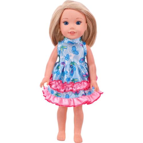 15 Styles Wellie Wishers Doll Set Shoes Clothes Accessories For 14.5 inches Wellie Wishers Doll Generation Of Girls Toy Gift