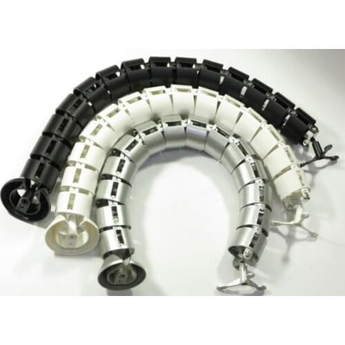 Office Standing Desk Oval Spine wire retractable Cable Management / wire management box for office desk workstation