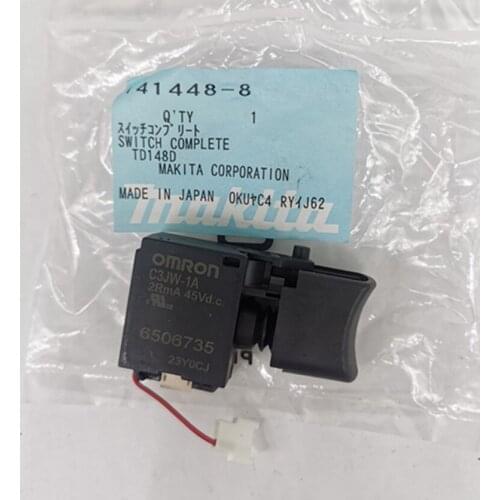 Genuine SWITCH For Makita 141448-8 DTD147 DTD136 BTD136 BTD147 DTD137RFE DTD148 BTD136RFE
