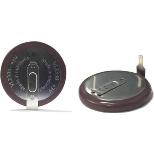 VL2330 Rechargeable Lithium Battery Coin Cell for Car Key Button For PANASONIC