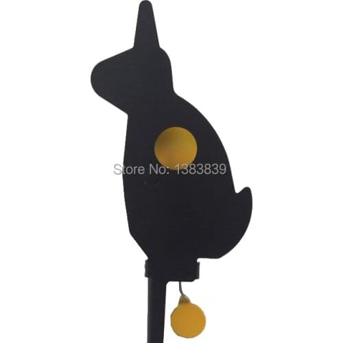 Airgun Rabbit Field Target W. 2 Hidden Bullseyes' Rings/Not For Airsoft Paintball Archery/Improving HuntingShootingTacticalSkill
