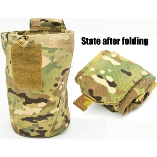 Tactical Vest Folding MOLLE Storage Bag Outdoor Multicam Camouflage TYR Hunting Air Gun Bag