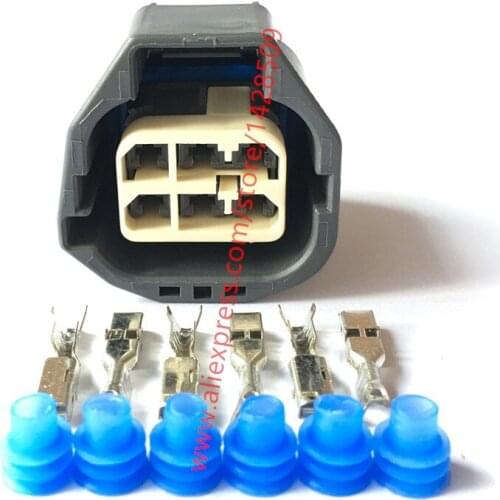 10 Sets 7283-5577-10 Waterproof Automotive Throttle Pump Socket Electrical 6 Pin Wire Harness Connector