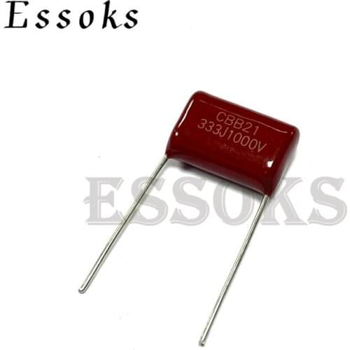 10PCS 1000V333J 0.033UF Pitch 15mm 33NF 1000V 1KV 333 333J CBB Polypropylene film capacitor