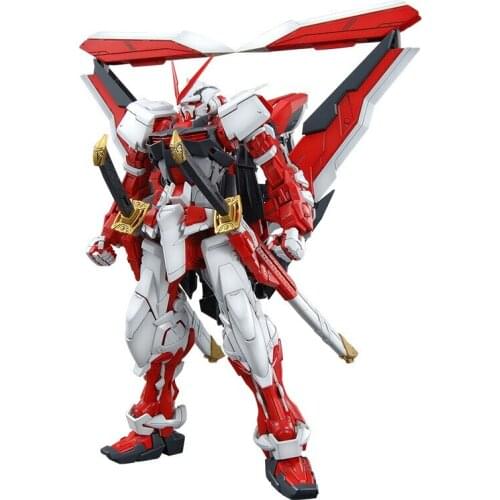 100% Original Bandai Gundam Mobile Suit Mg-127 Gundam Astray Red Frame Super Value Action Figure Kids Toy Gift