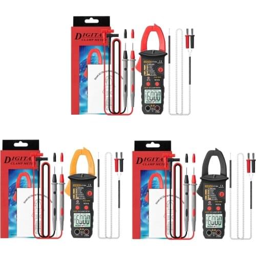 ST184 6000 Counts Digital Professional Multimeter Clamp Meter True RMS AC/DC Voltage Tester AC Current Hz Capacitance Ohm