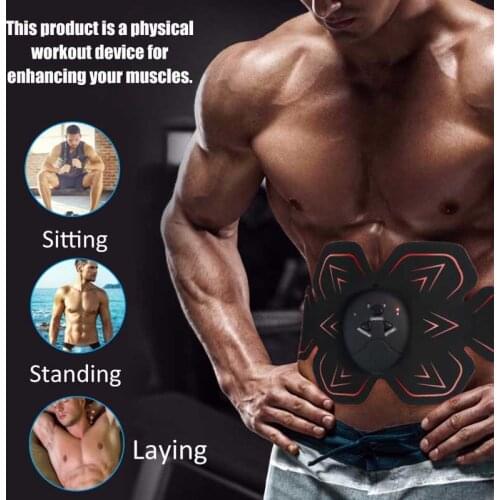 Electric Muscle massage belt Tens Fitness Body Slimming Massager Smart EMS Trainer Buttocks Abdominal waist ABS Stimulator