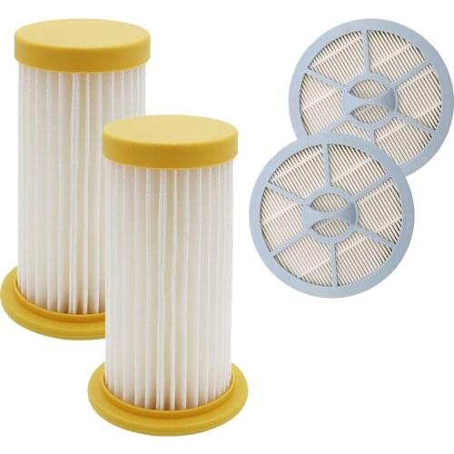 4pcs/sets 2 Vacuum Cleaner filter+2 air Outlet HEPA Filter for Philips FC8208 FC8250 FC8260 FC8262 FC8264