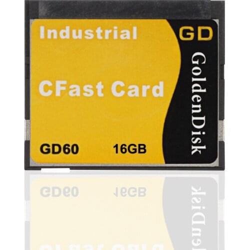 GoldenDisk SLC CFast 16Gb SSD Industrial NAND SLC FLash Drive Freeshipping SATA II reliable stable 7+17pin embedded pc