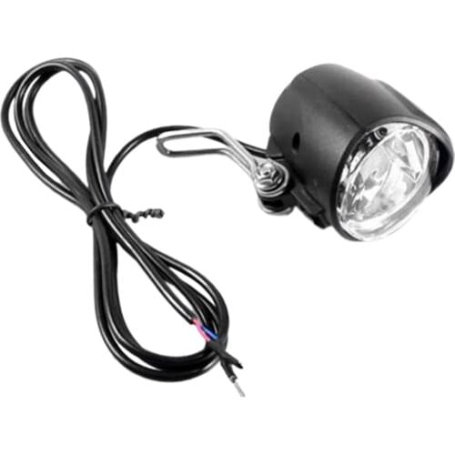 Electric Bicycle Headlight E-Bike Headlamp Waterproof 12V-80V Bike LED Light Front Light with Horn