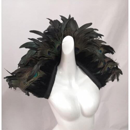 Carnival Peacock Shawl Festival Stage Show Scarf Rave Wrap