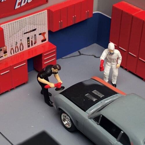 1:64 Miniature Character Doll Model Collection Resin Ornaments Scene Doll Repair Figure Diorama Table Toy Sand Table Sand W L0U2