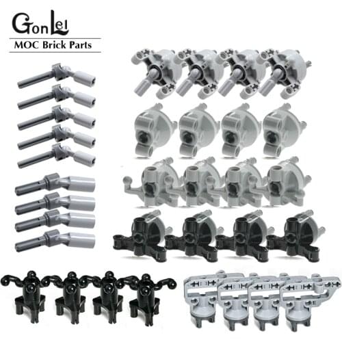 64Pcs/lot MOC Steering Suspension Building Block8 Bricks Parts DIY Toys for 32494 92906 52730 52731 11949 11950 46490 50301 9290