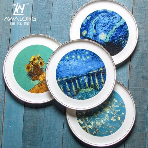 Bone china creative modern living room fruit plate snack storage plate household personality creative ceramic fruit plate