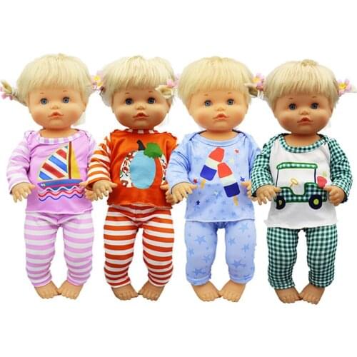 Grid Suit Clothes Fit 42 cm Nenuco Doll Nenuco y su Hermanita Doll Accessories