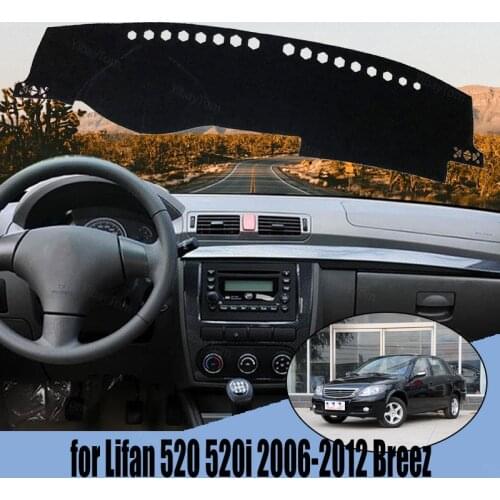For Lifan 520 520i 2006-2012 Breez Right Left Hand Drive Good Polyester Material Anti Light Car Dashboard Cover Mat