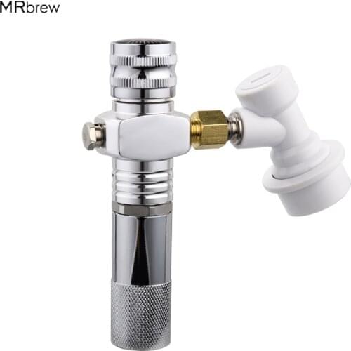 0-30 PSI Nitrogen Coffee Mini Gas Regulator Charger with Gas Thread ball lock For Homebrew Beer Kegging Soda Coffee Making Tool