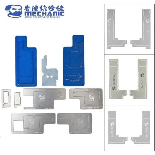 MECHANIC 3D BGA Reballing Stencil Kit For iPhone X/XS/XR/XS MAX Intermediate layer can be planted platform tin template welding