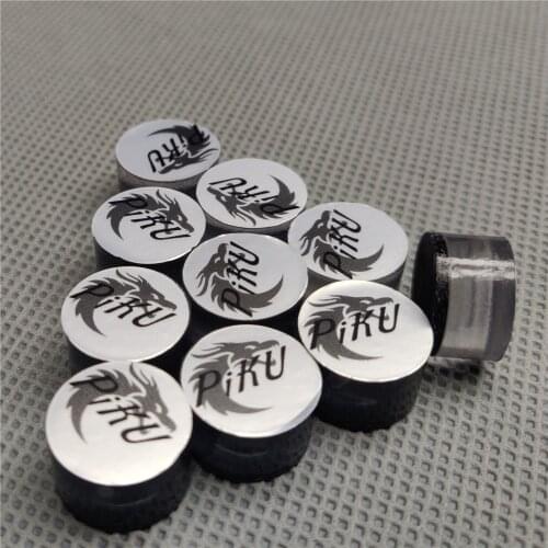 Break Jump Cue Tips Bulletproof PiKU 14mm Professional Clear Phenolic Break Jump Cue Tips Super Hard Tip Billiard Accessories