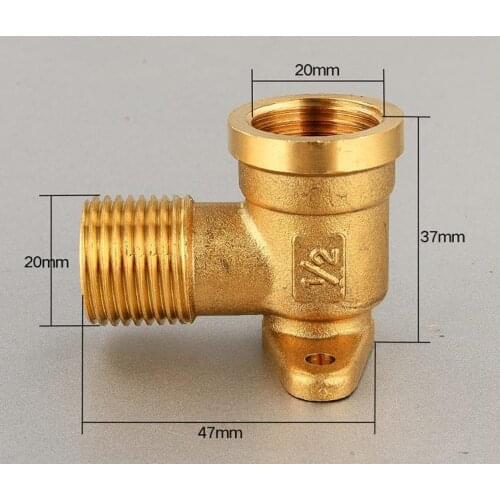 1/2" BSP Female Thread Elbow X 1/2" Male thread with the base pipe fittings Hose adapter