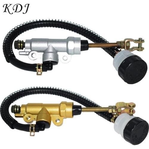 10MM Motorcycle Rear Brake Master Cylinder Pump for Honda CR80 CR85 CR125 CR250 CR500 87-07 Motorcycle ATV Dirt Pit Bike