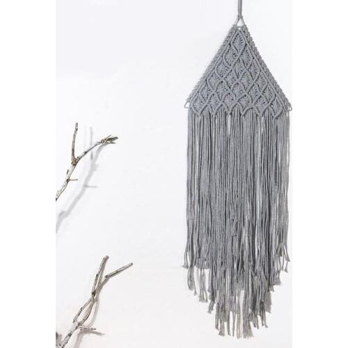 New Bohemian Macrame Wall Hanging Tapestry Knitted woven Dream Catcher Mandala Dreamcatcher Wall Decor Home Decoration